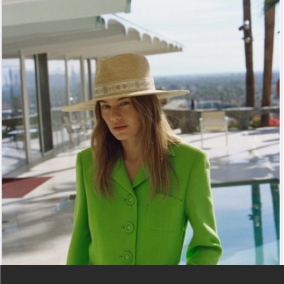 LOC Indio banded Straw Hat SM - Picture 2 of 7